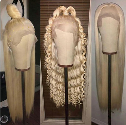 8 Inch Raw Virgin Human Hair Lace Front Wig For Black Women