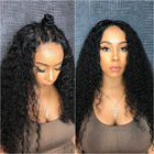 6A Transparent Lace Front Human Hair Wigs Deep Wave Curly