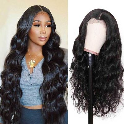 250g Body Wave Glueless Full Lace Human Hair Wigs