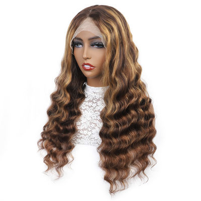 Virgin Brazilian Remy Human Hair Wigs 30&quot; Double Weft