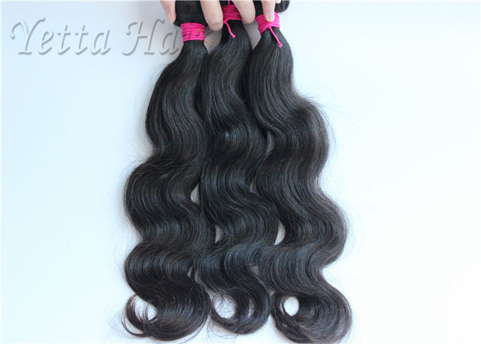 Long Lasting Body Wave 100% Brazilian Virgin Hair With No Fizzy No Dry End