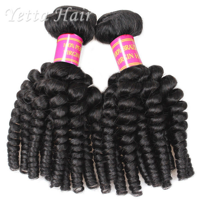 No Shedding No Tangle Brazilian 6A Virgin Hair Extensions Africa Curl Weave