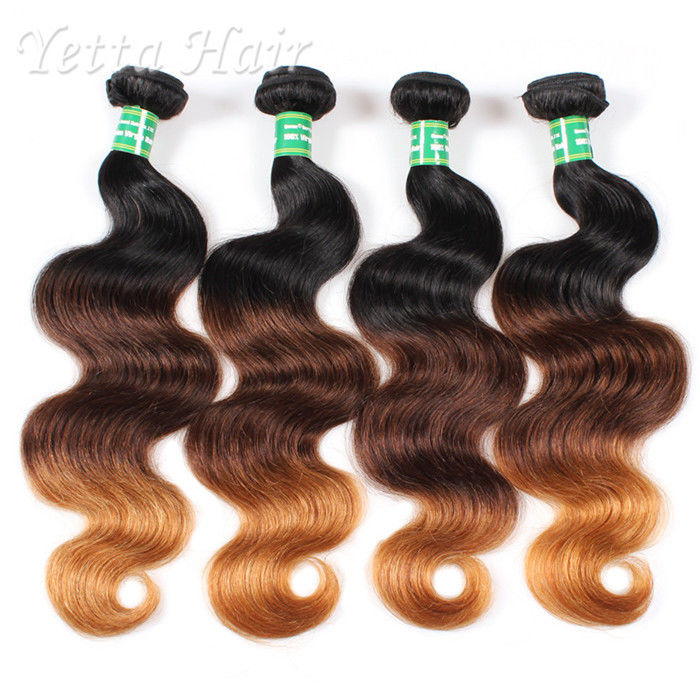 18 Inch Colorful Peruvian 7A Virgin Hair Weave Without Chemical