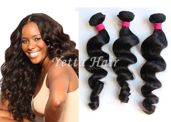 Natural Wave Real Brazilian Human Hair , Grade 8A Virgin Hair Without Chemical