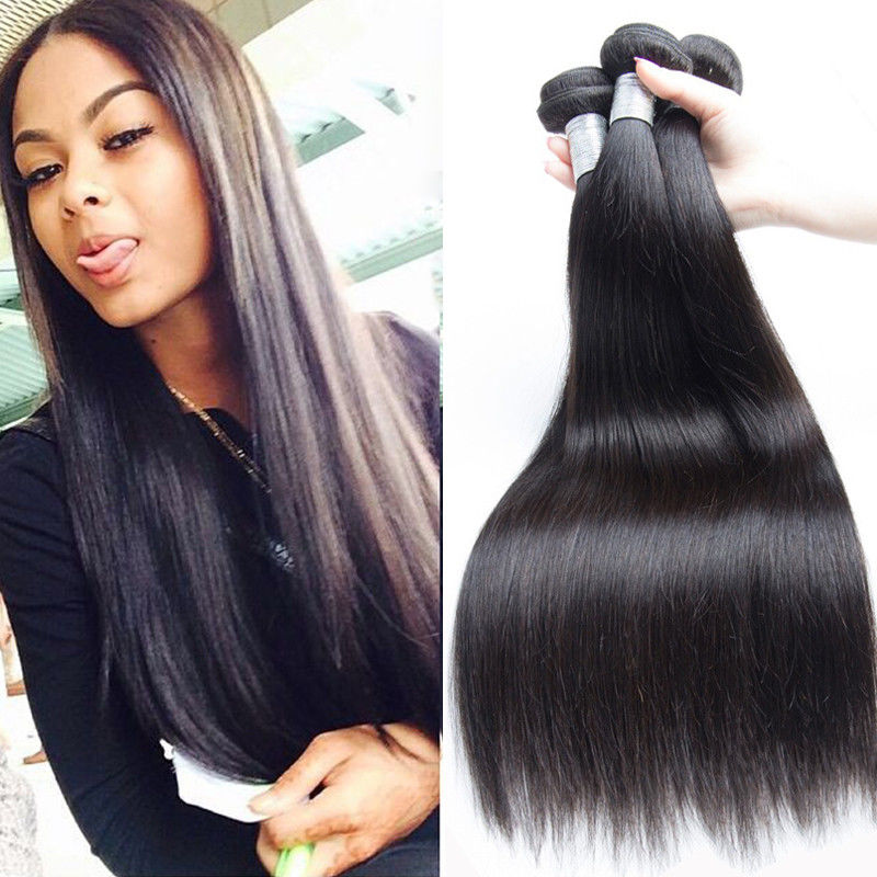 Unprocessed Straight Hair Peruvian Human Hair Weave 10&quot;-34&quot;Available