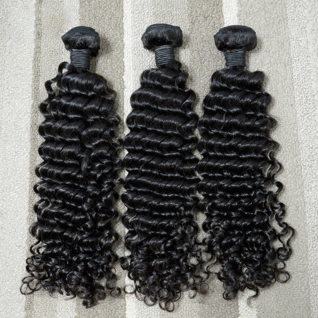 7A Curly Virgin Malaysian Hair Extensions Original Human Hair Tangle Free