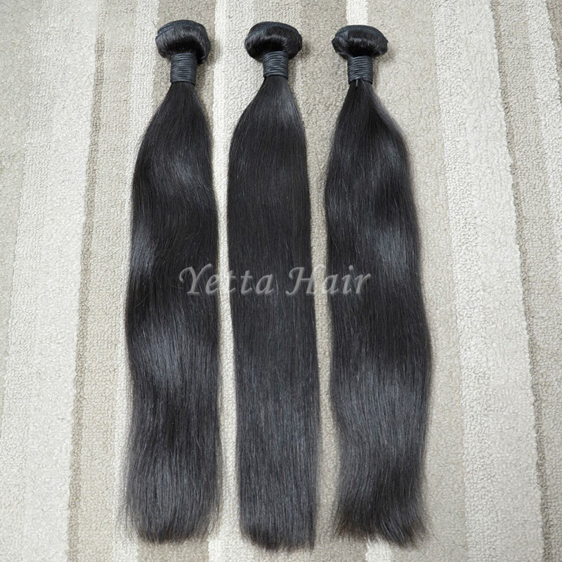 Unprocessed Virgin Malaysian Hair Tangling Free Malaysian Straight Hair Weave