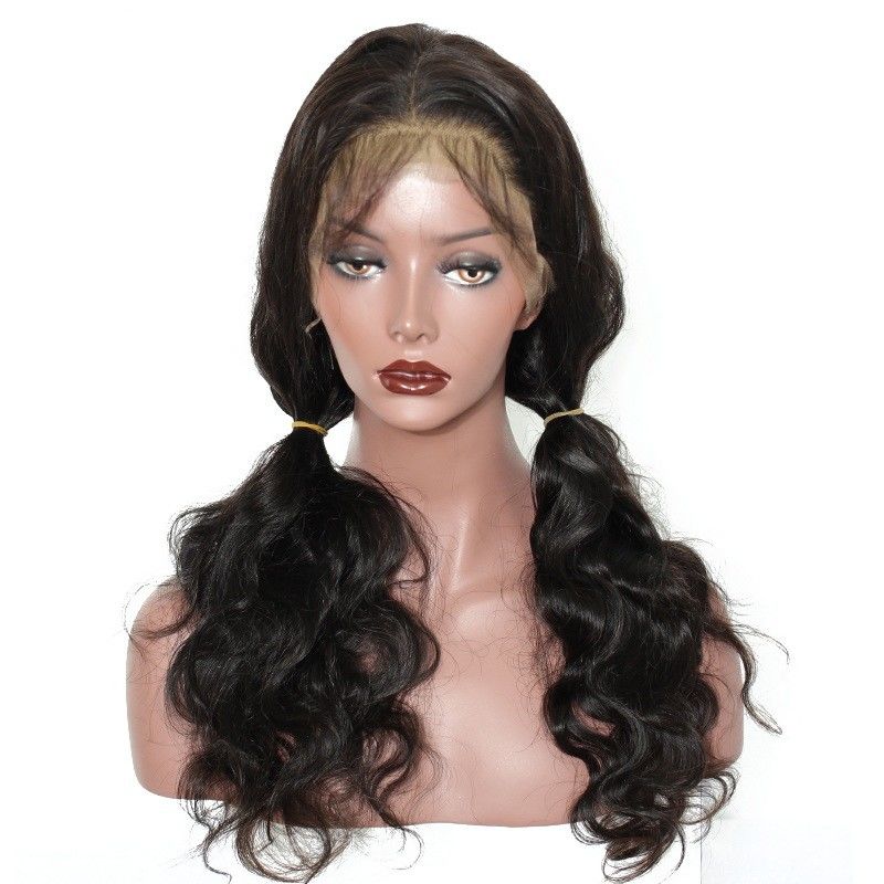 360 Frontal Lace Wig 100% Brazilian Virgin Hair Body Wave Pre - Pucked