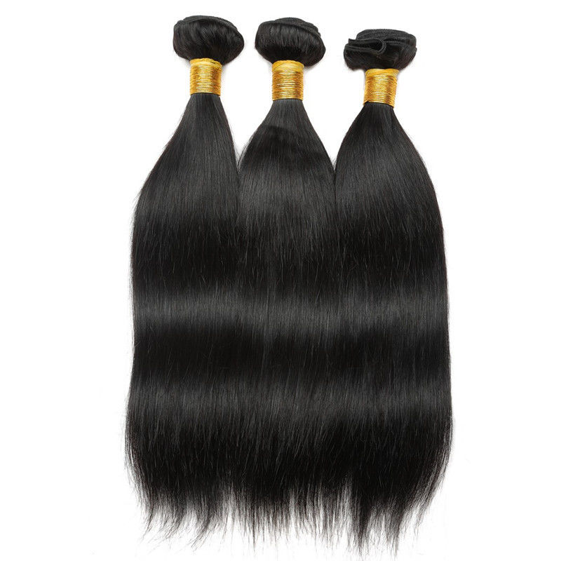 8 Inch - 30 Inch Remy Indian Human Hair Extensions For Black Women Weave Straight