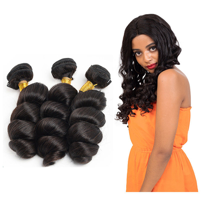 Soft 100% Brazilian Virgin Hair Loose Wave / 100 Remy Human Hair Extensions