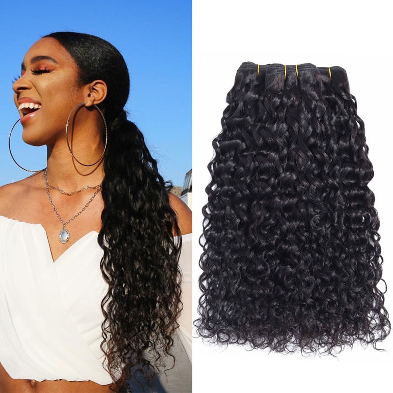 Dyeable Bleachable Real 100% Indian Human Hair Extensions For Black Women
