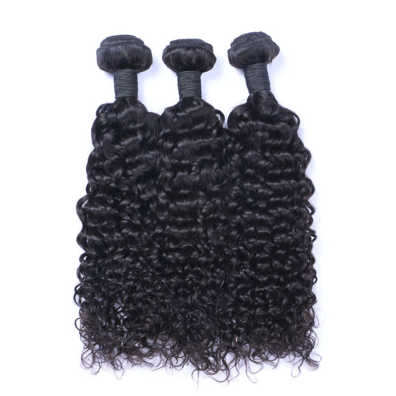 Cuticle Aligned 6A Jerry Curly Peruvian Human Hair Weave