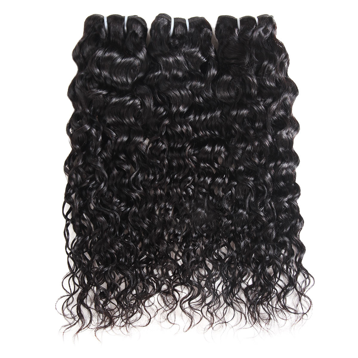 Water Wave Indian Weft Hair Extensions Human Hair Weave For