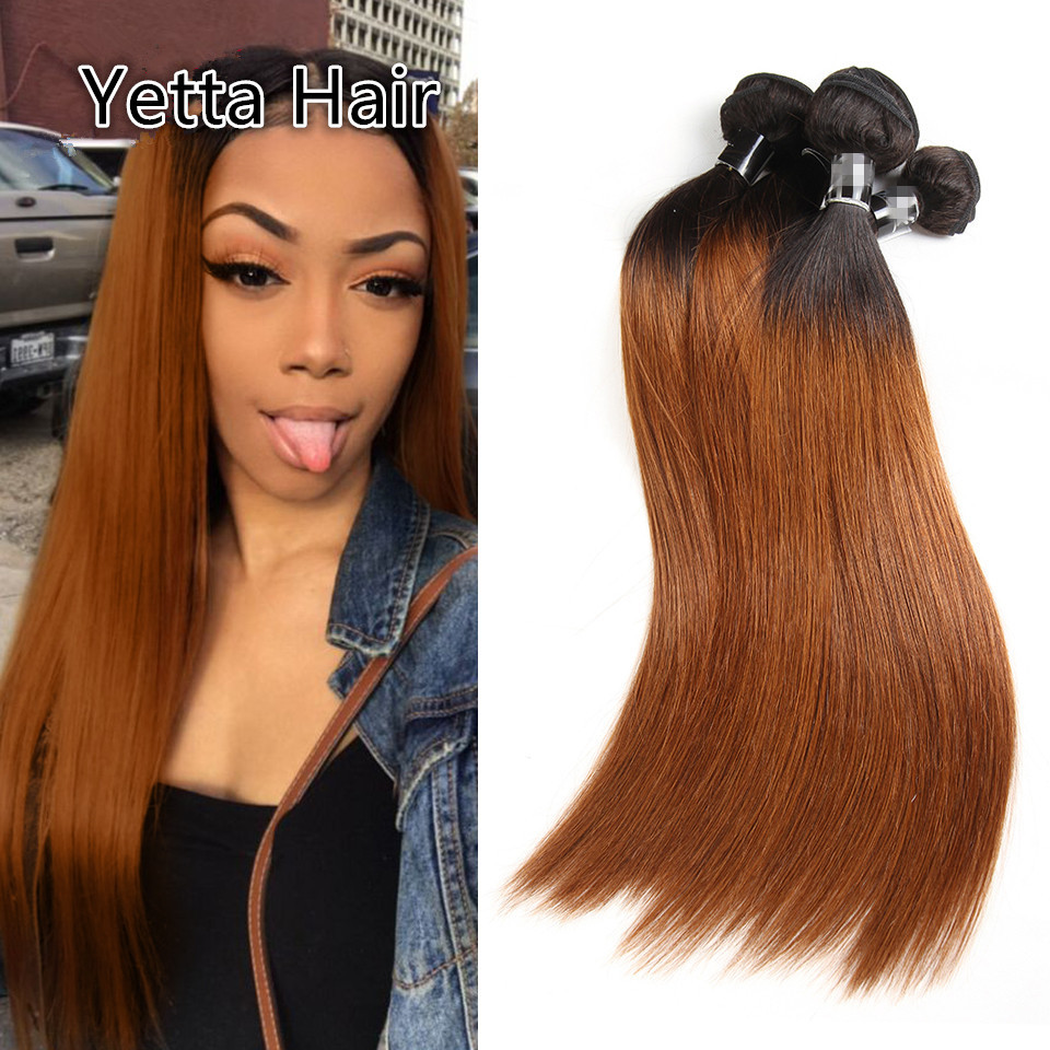 Comfortable 1b 30 Color Human Ombre Hair Extensions For