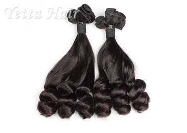 8 Inch - 18 Inch Brazilian Curly Hair , Double Drawn Aunty Funmi Hair Weave